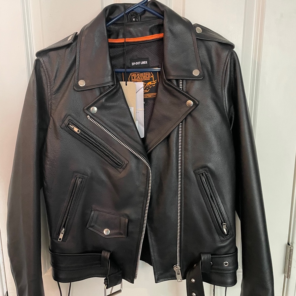 Womens Medium Leather Jacket